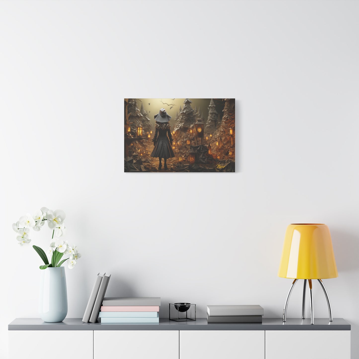 Halloween 2024 Series Print #3 - Streched Matte Canvas Print, 1.25" Thick