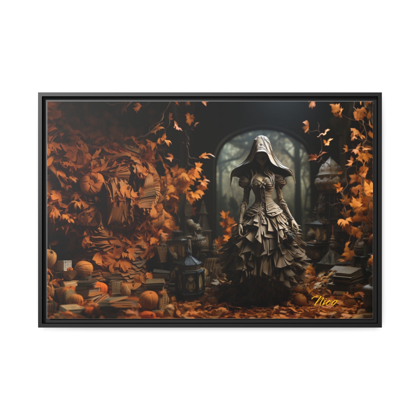 Halloween 2024 Series Print #7 - Black Framed Canvas Print