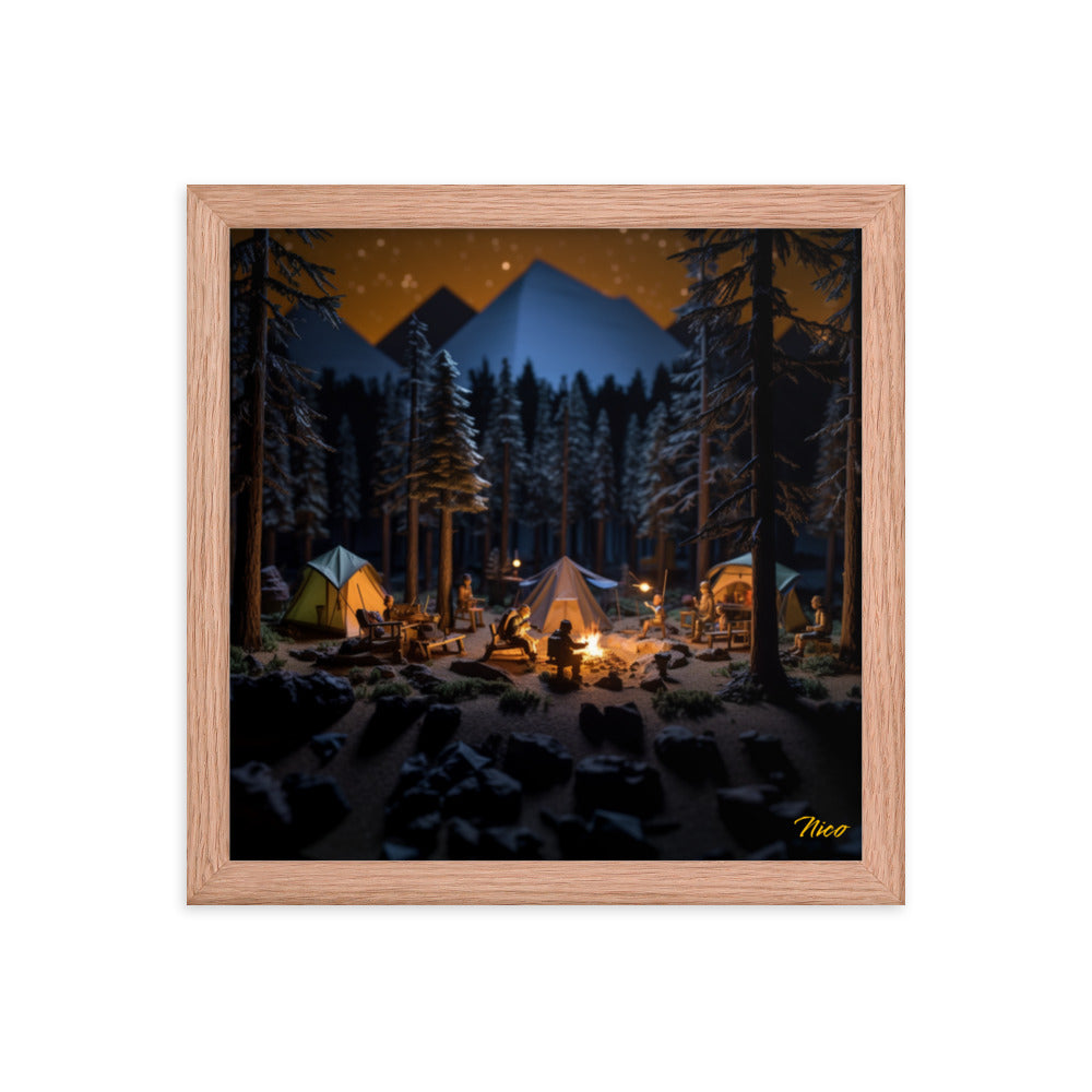 Under The Starry Skies Series Print #1 - Framed Paper Print