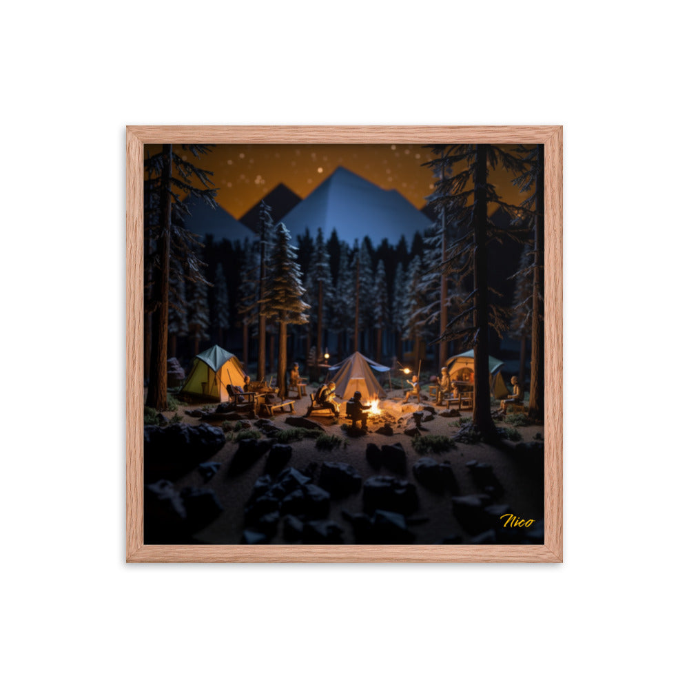 Under The Starry Skies Series Print #1 - Framed Paper Print