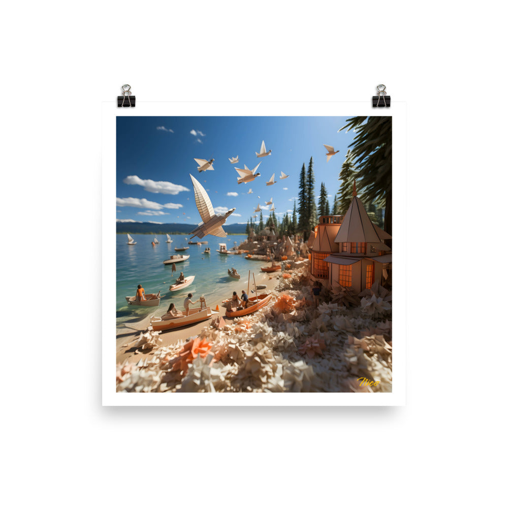 Atop The Mountain Lakeshore Series Print #6 - Paper Print