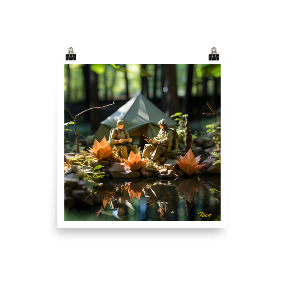 Relaxing By The Brook Series Print #7 - Paper Print