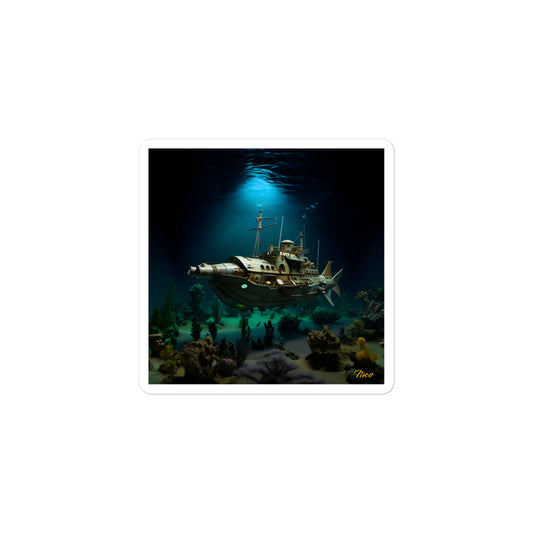 20,000 Leagues Under The Sea Series Print #7 - Bubble-free sticker