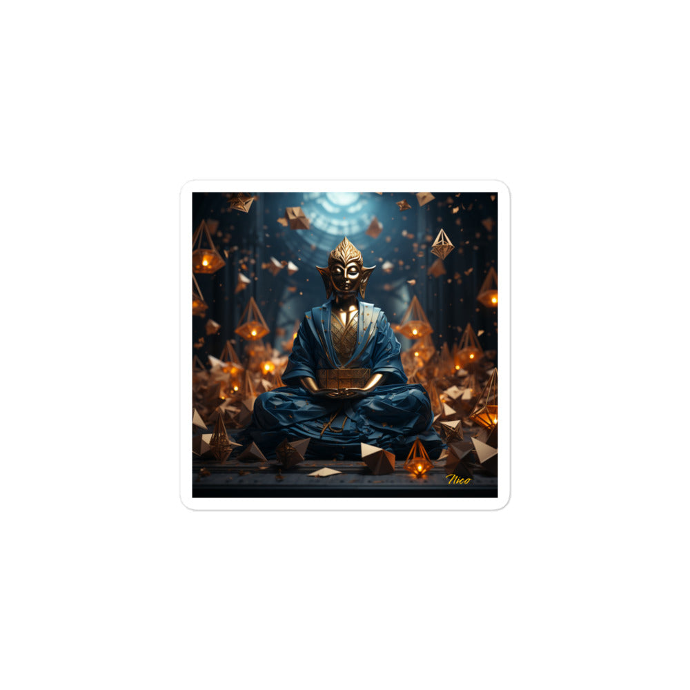 Ascending Buddha Series Print #1 - Bubble-free stickers