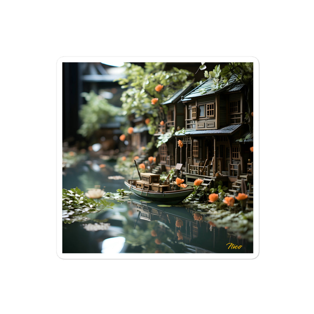 Born on A Bayou Series Print #9 - Bubble-free sticker