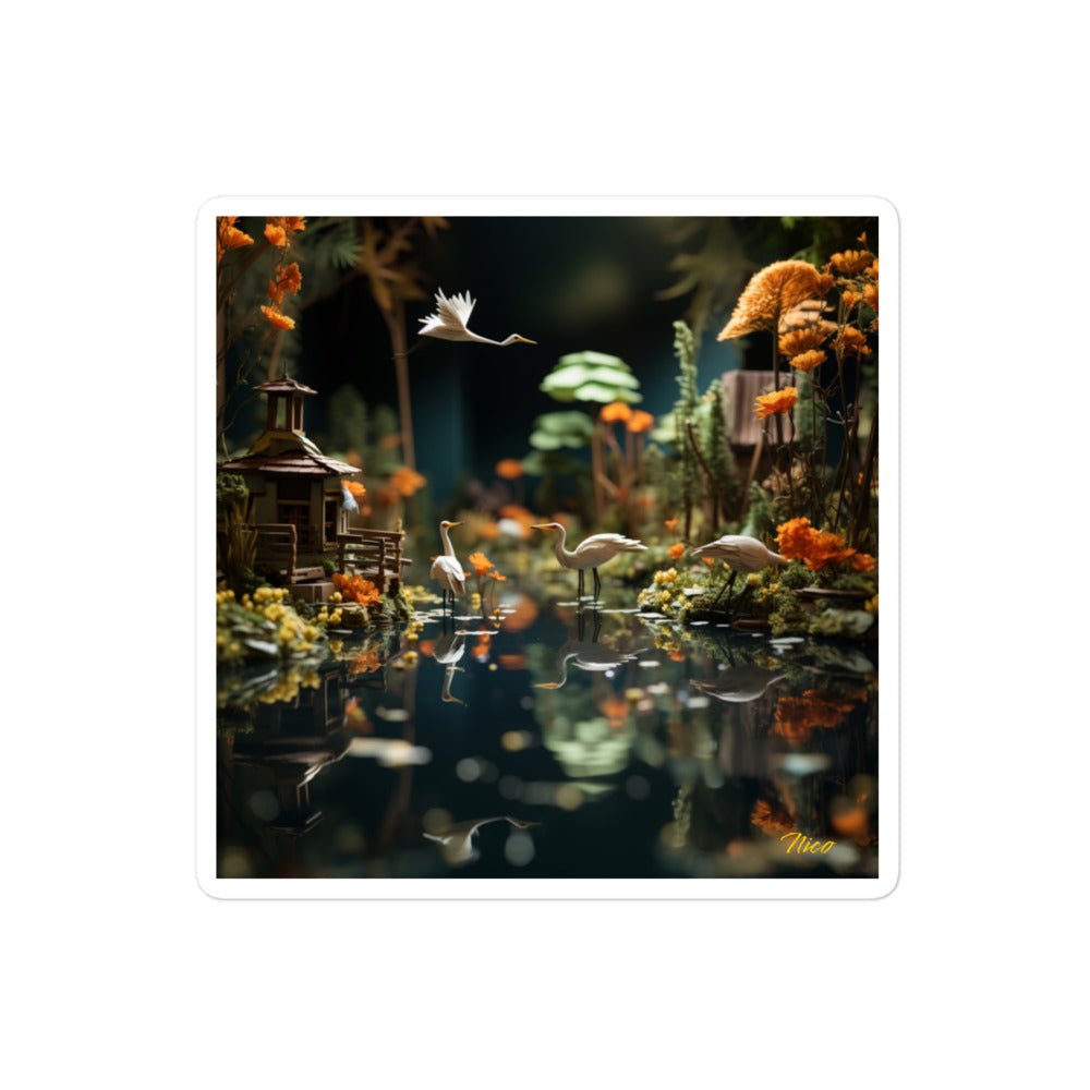 Born on A Bayou Series Print #6 - Bubble-free sticker