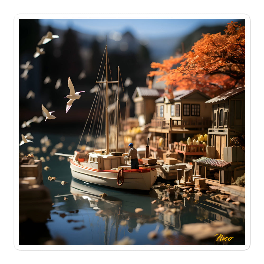 On The Docks By The Bay Series Print #1 - Bubble-free sticker