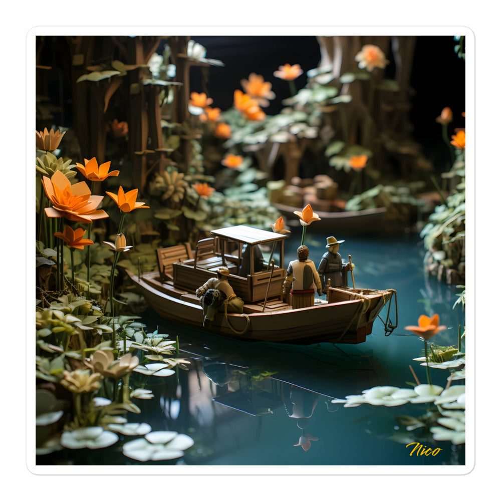 Born On A Bayou Series Print #4 - Bubble-free Sticker