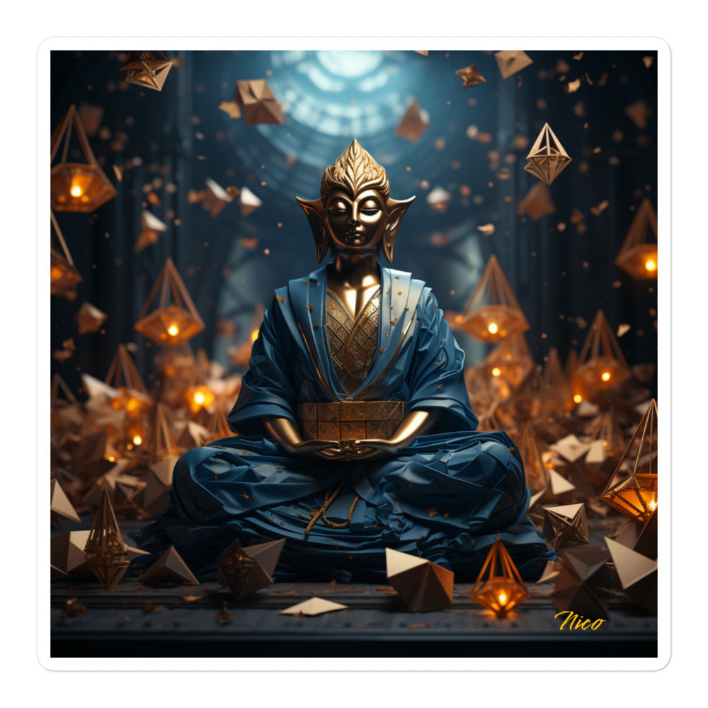 Ascending Buddha Series Print #1 - Bubble-free stickers