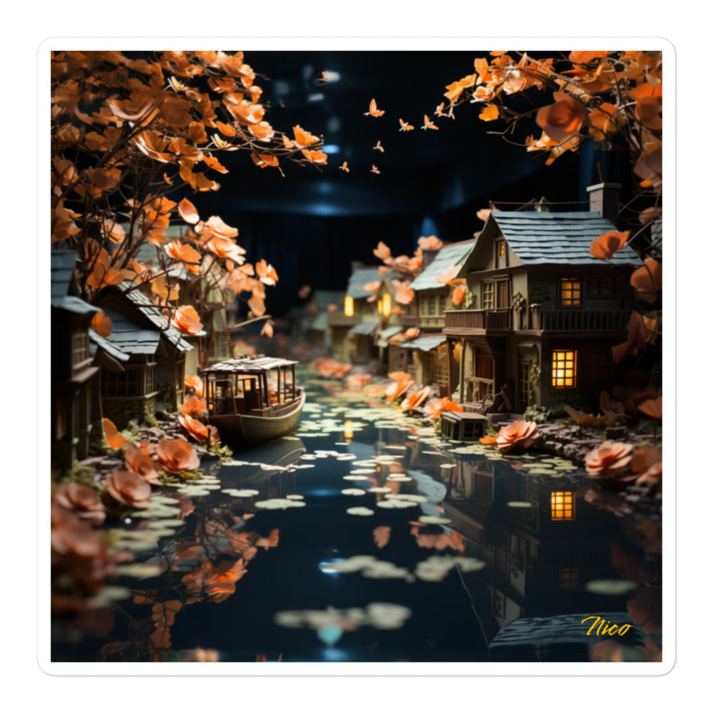 Born On A Bayou 시리즈 프린트 #7 - 기포 없는 스티커