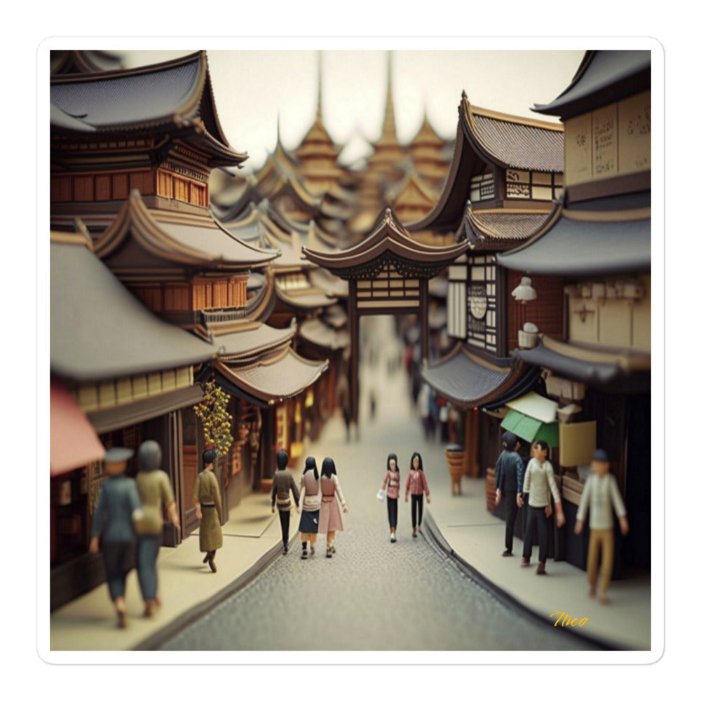 Via The Metropolis Series Print #9 Bubble-free stickers