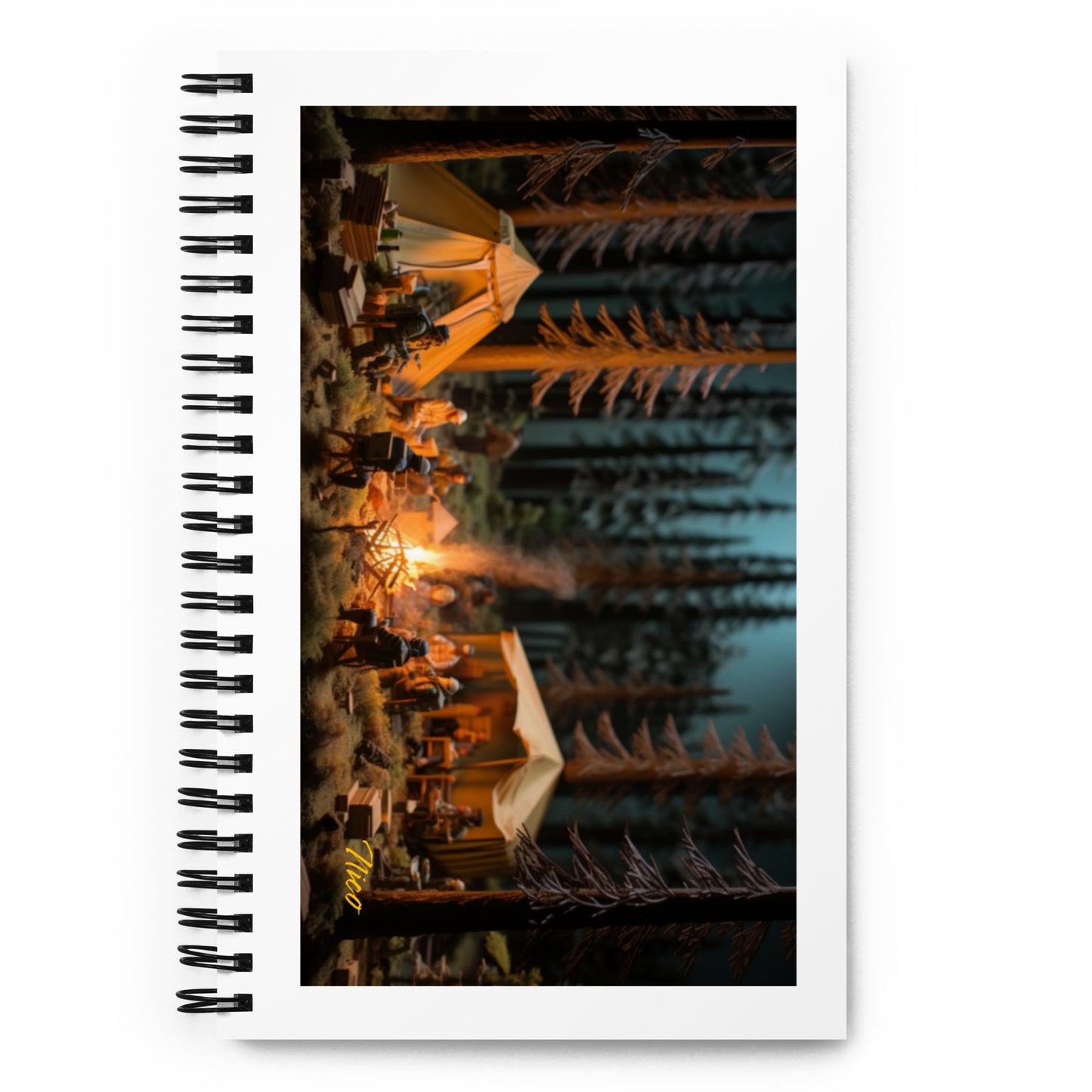 Under The Starry Skies Series Print #8 - Spiral notebook