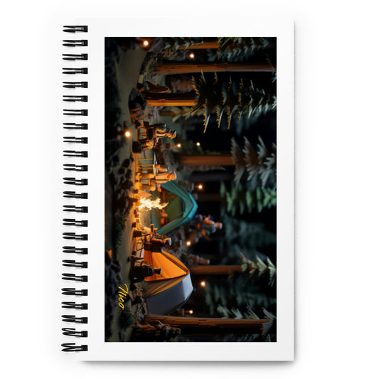 Under The Starry Skies Series Print #3 - Spiral notebook