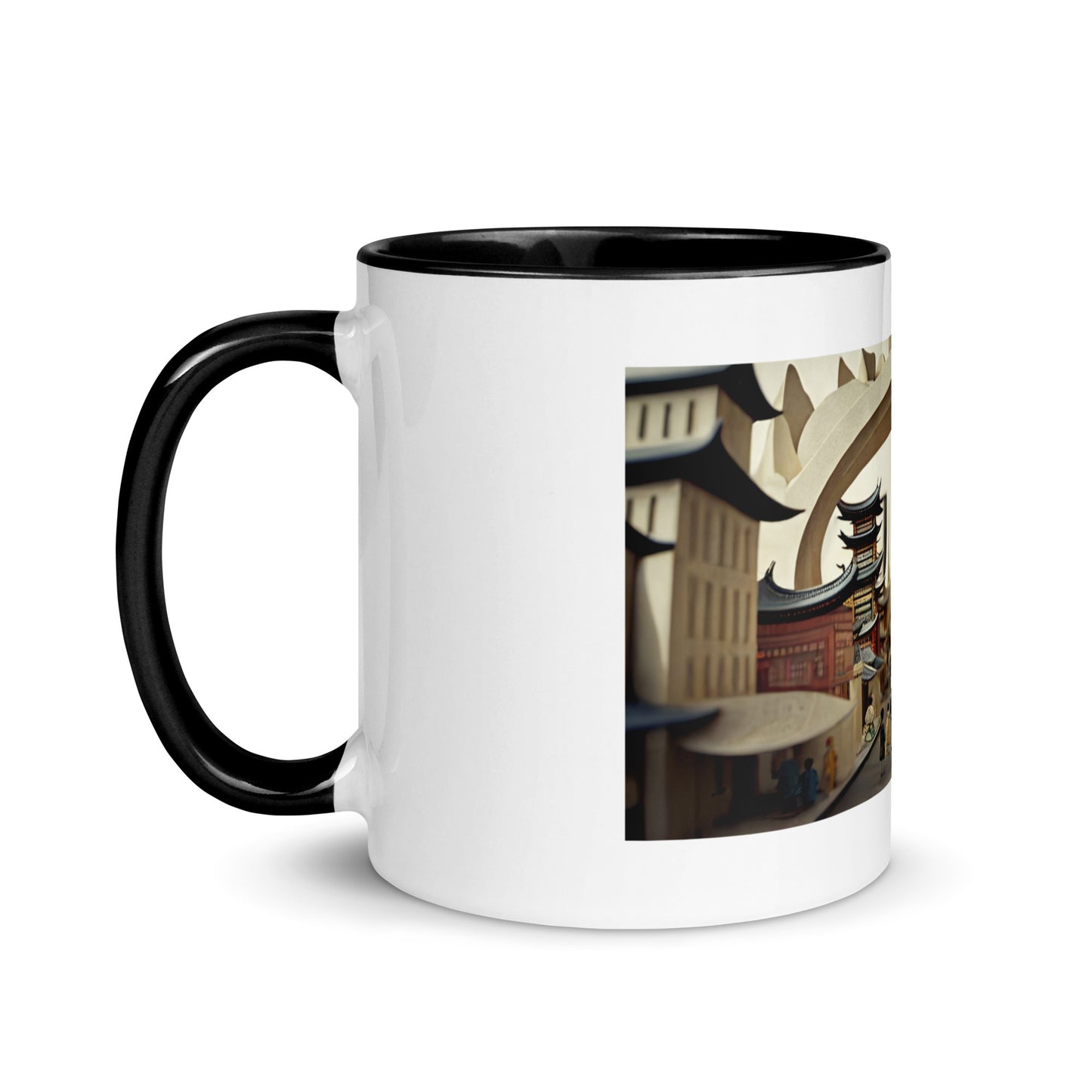 Via The Metropolis Series Print #3 - Mug with Color Inside
