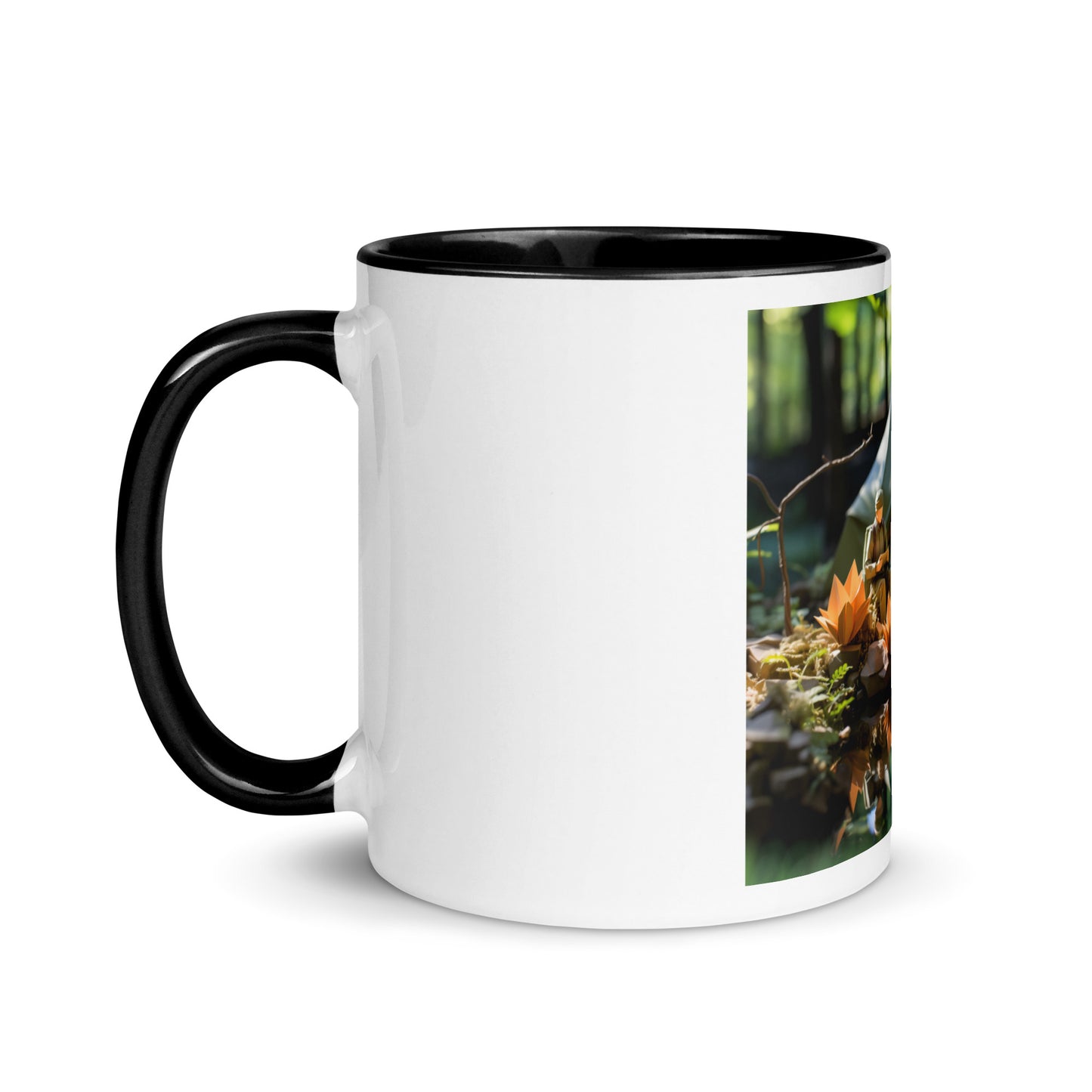 Relaxing By The Brook Series Print #7 - Mug with Color Inside