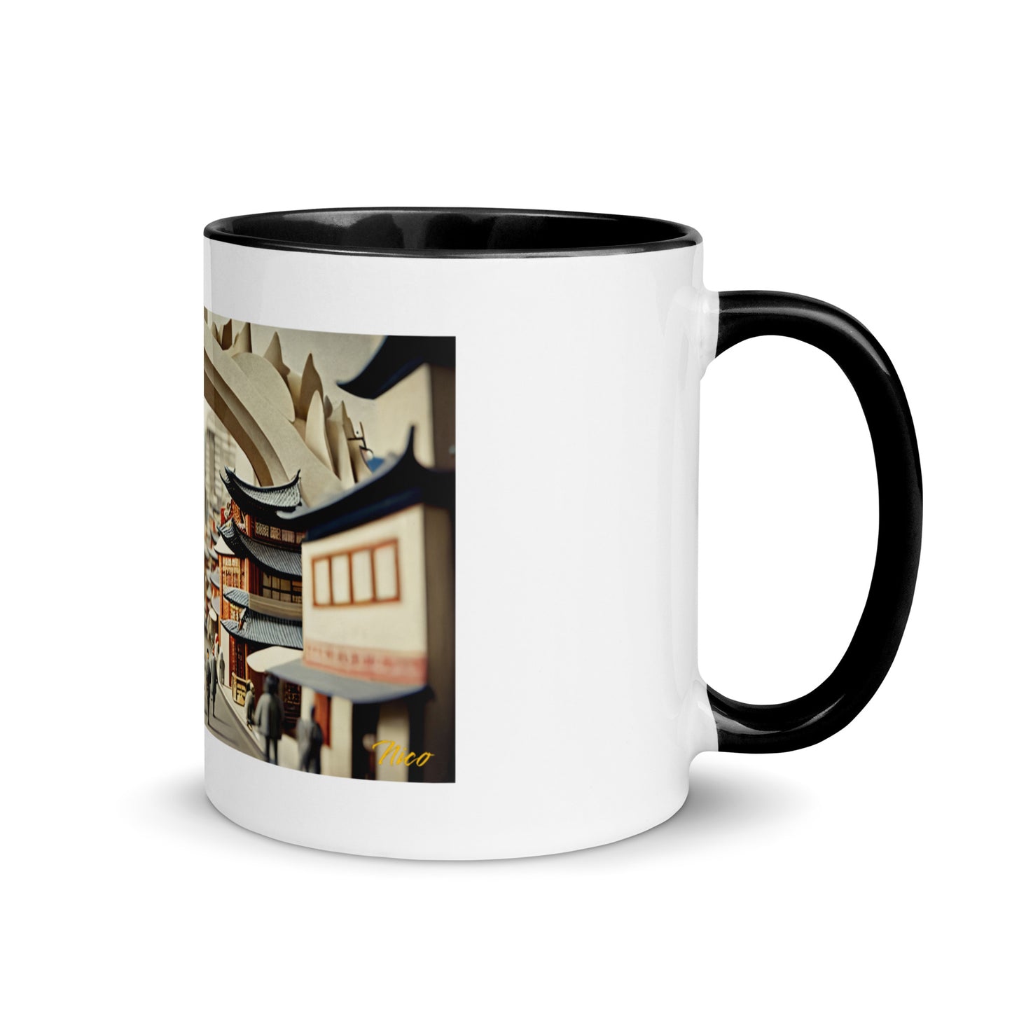 Via The Metropolis Series Print #3 - Mug with Color Inside