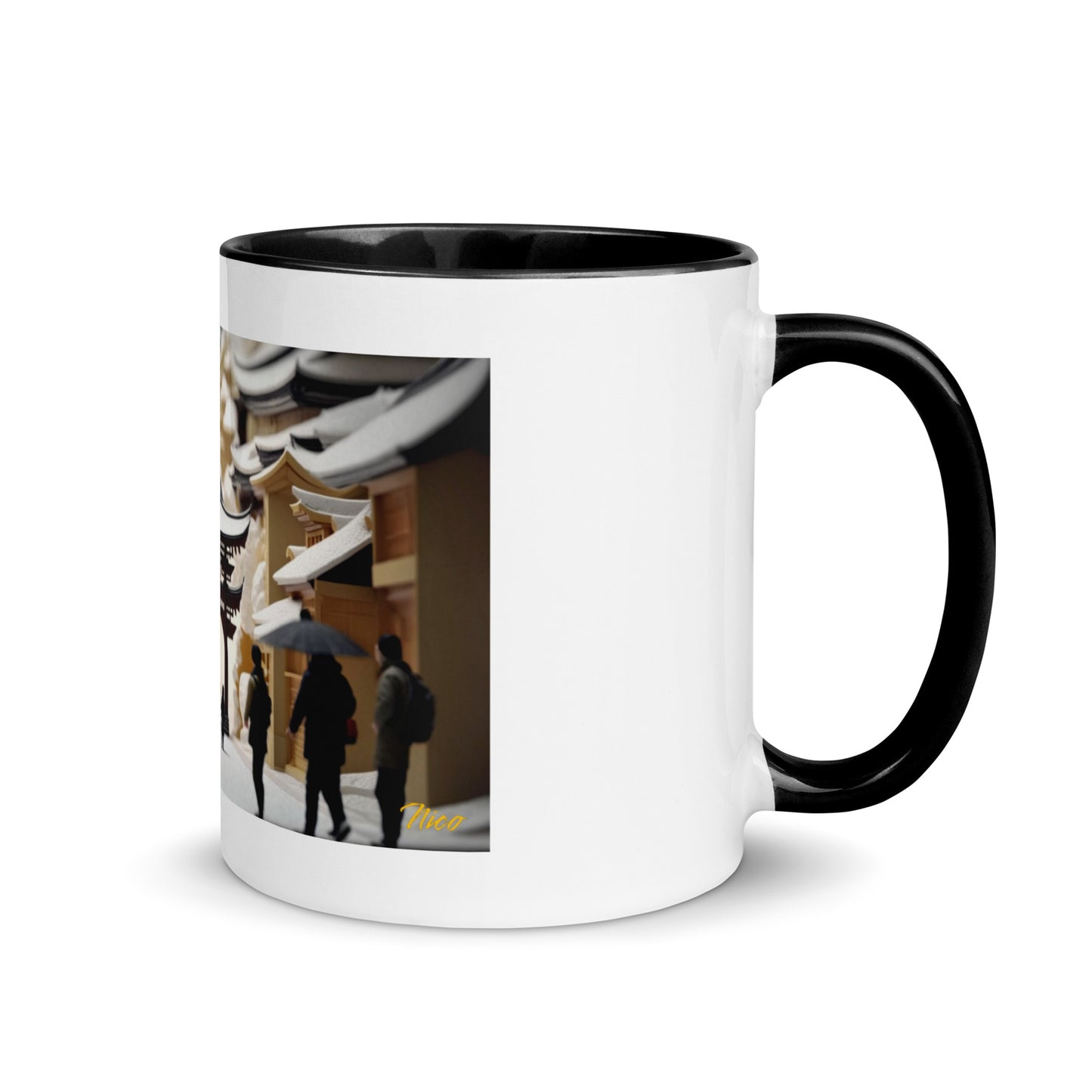 I Wish It Would Snow Series Print #8 - Mug with Color Inside