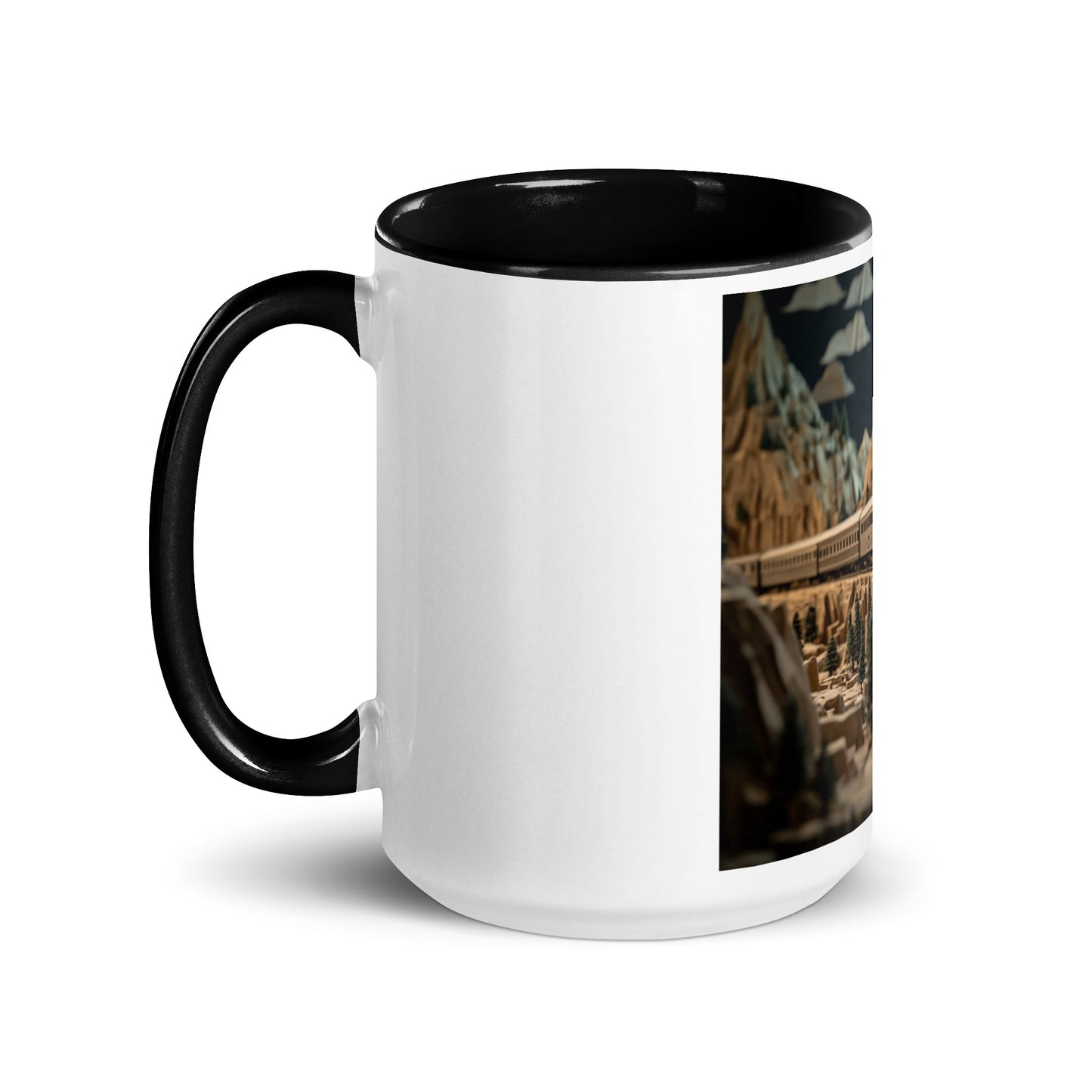 Orient Express Series Print #9 Mug with Color Inside