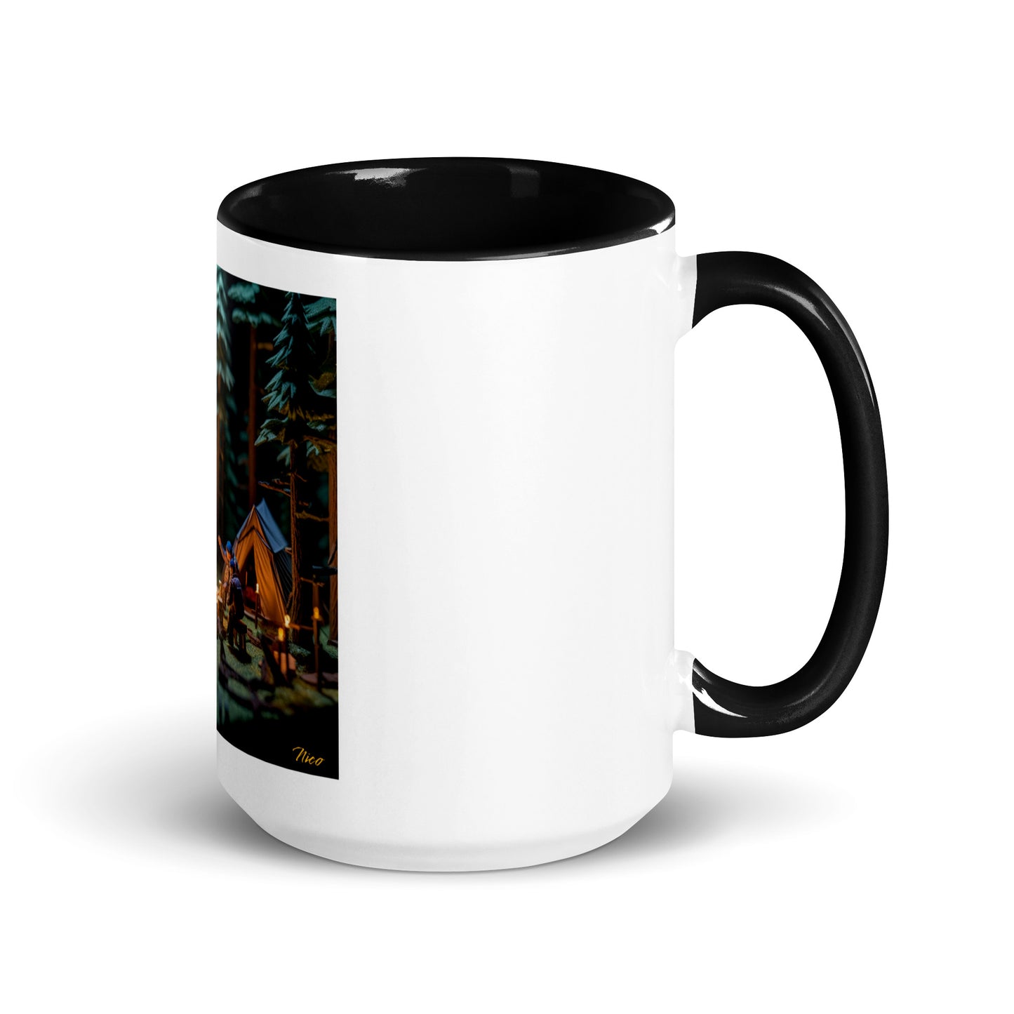 Under The Starry Skies Series Print #10 Mug with Color Inside
