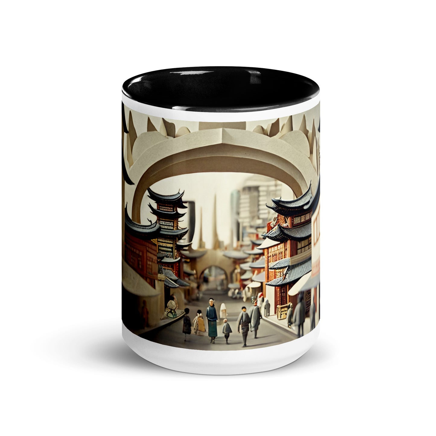 Via The Metropolis Series Print #3 - Mug with Color Inside