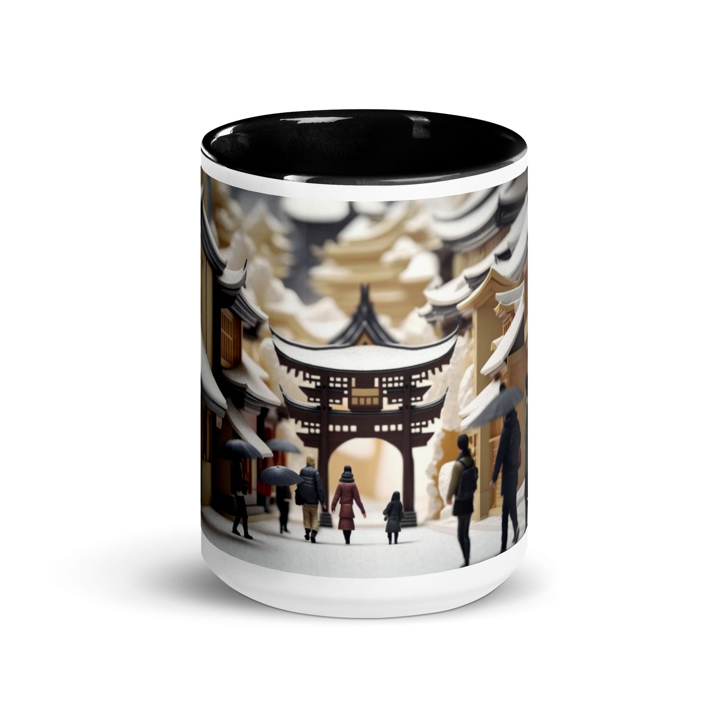 I Wish It Would Snow Series Print #8 - Mug with Color Inside
