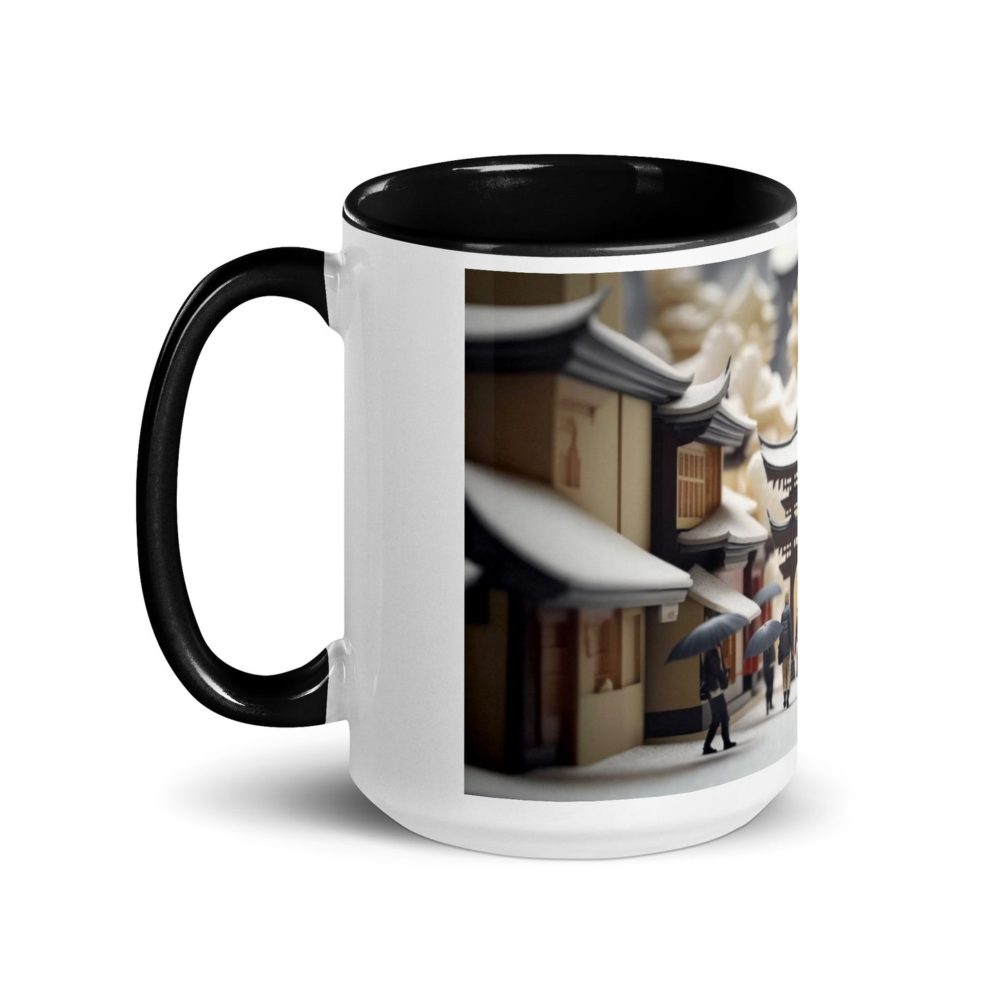 I Wish It Would Snow Series Print #8 - Mug with Color Inside