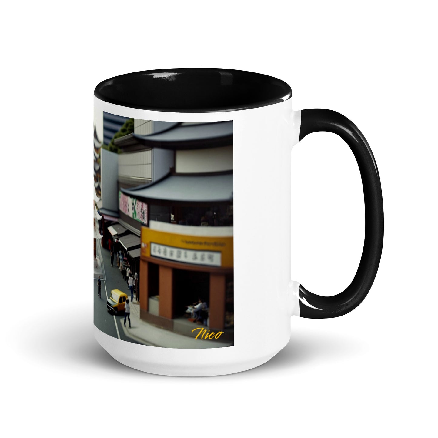 Via The Metropolis Series Print #10 - Mug with Color Inside