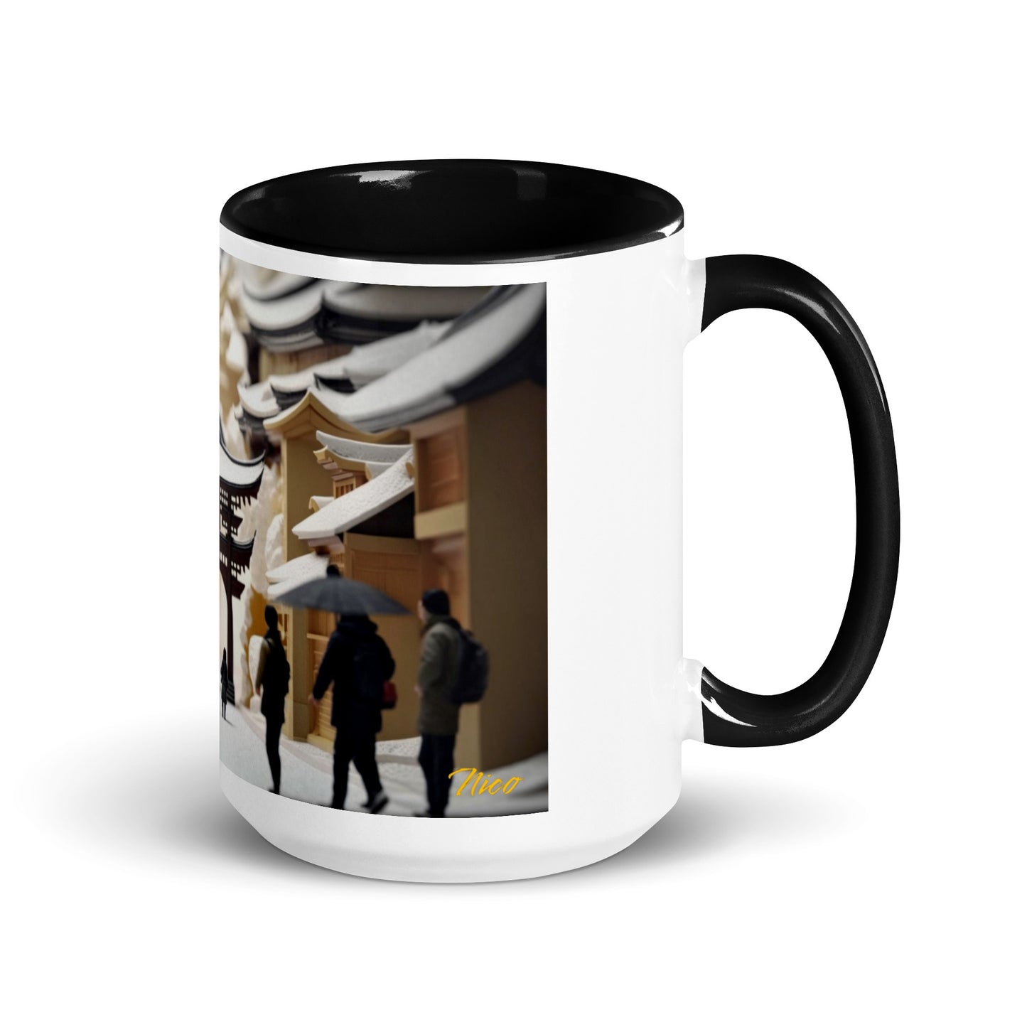 I Wish It Would Snow Series Print #8 - Mug with Color Inside