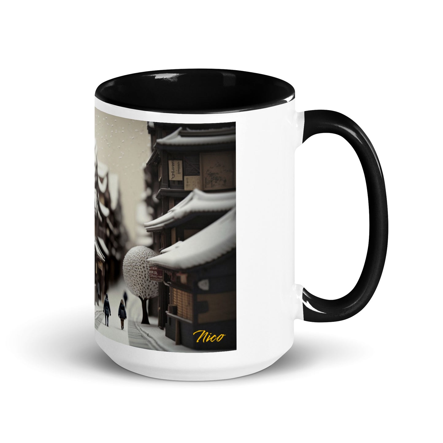 I Wish It Would Snow Series Print #7 - Mug with Color Inside