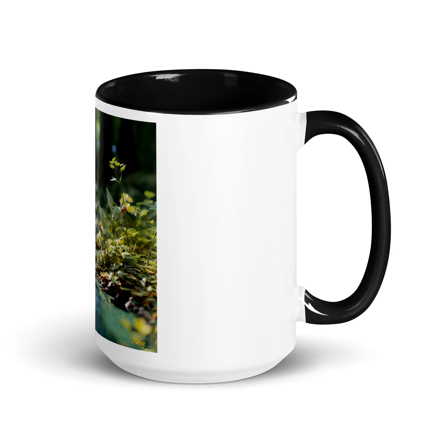 Relaxing By The Brook Series Print #8 - Mug with Color Inside