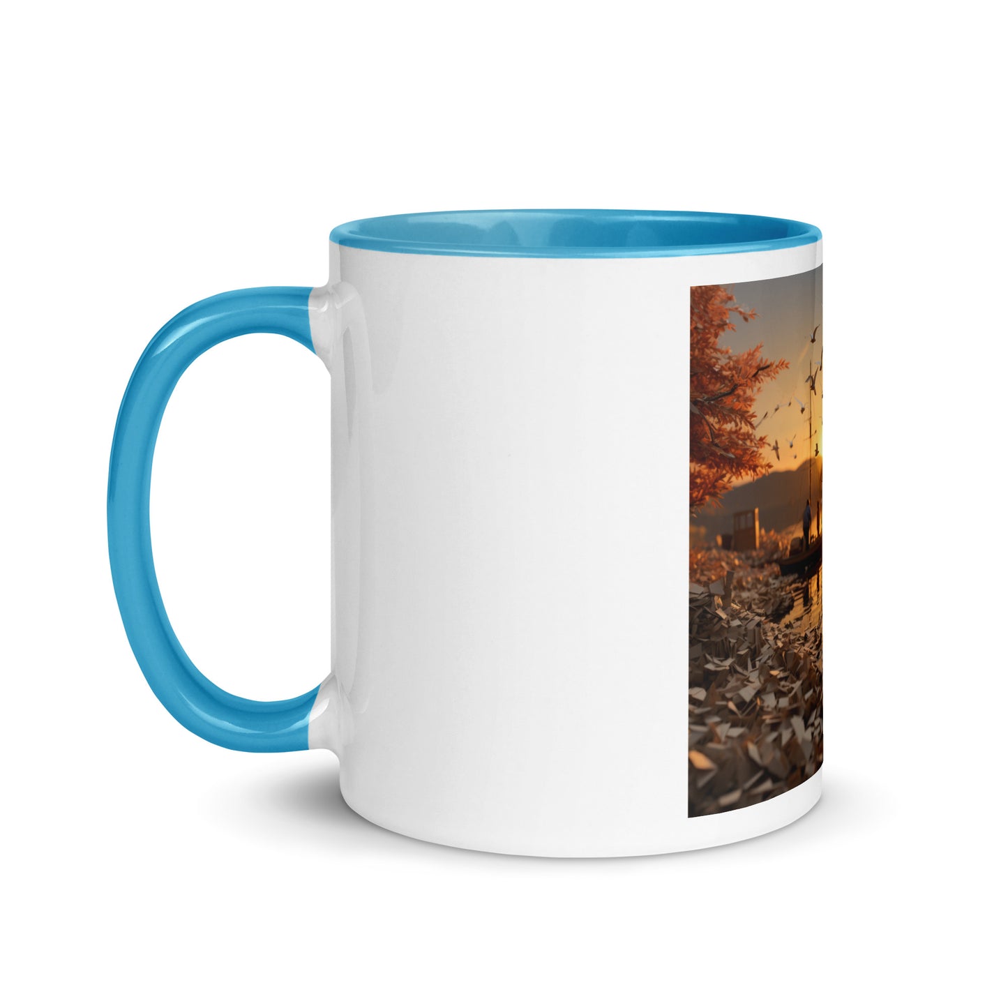 On The Docks By The Bay Series Print #4 - Mug with Color Inside