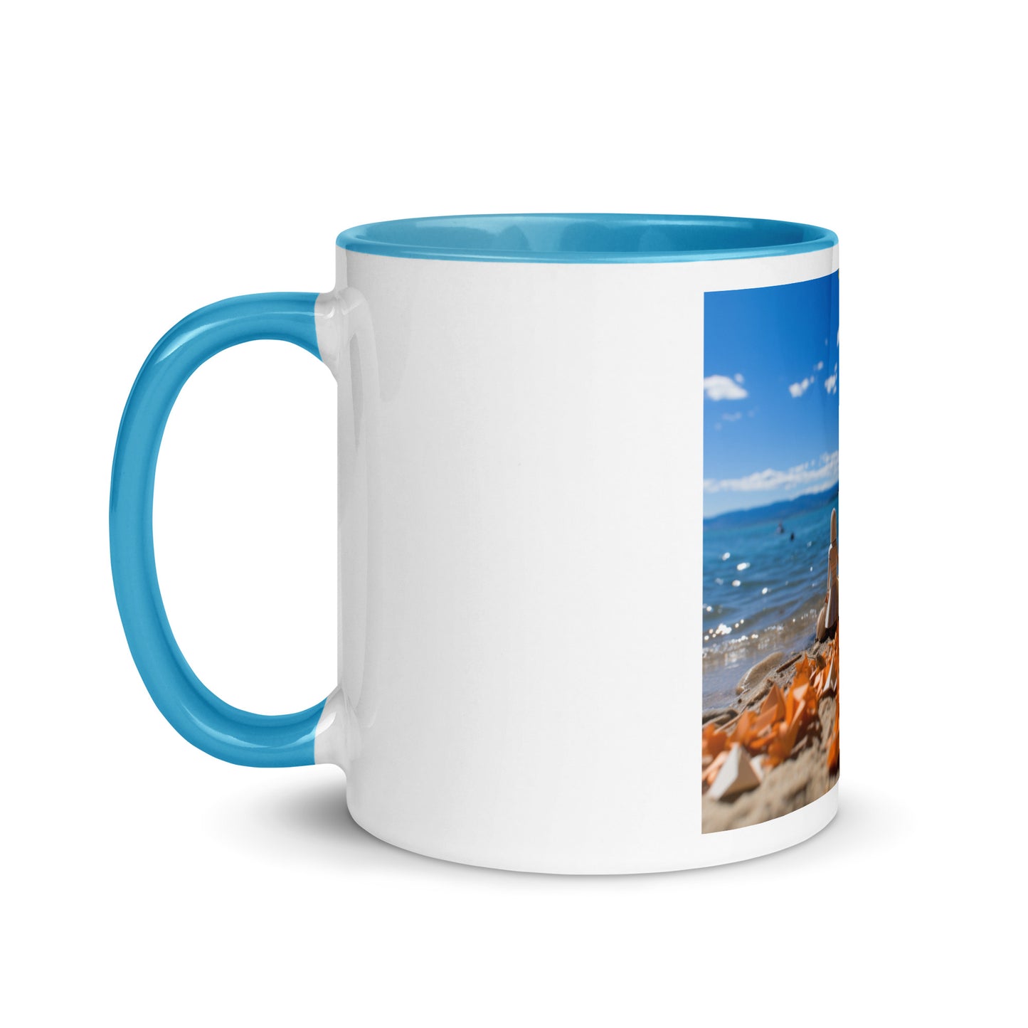 Atop The Mountain Lakeshore Series Print #5 - Mug with Color Inside