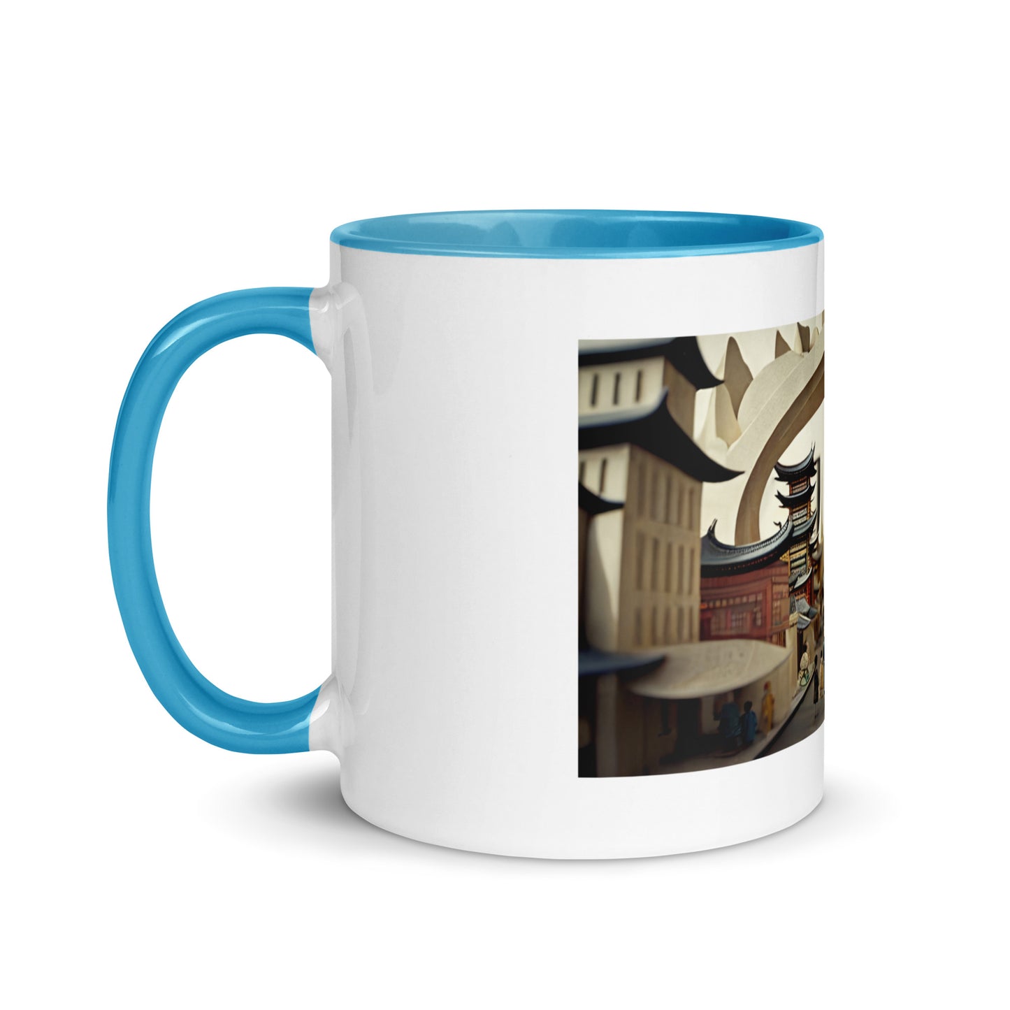 Via The Metropolis Series Print #3 - Mug with Color Inside