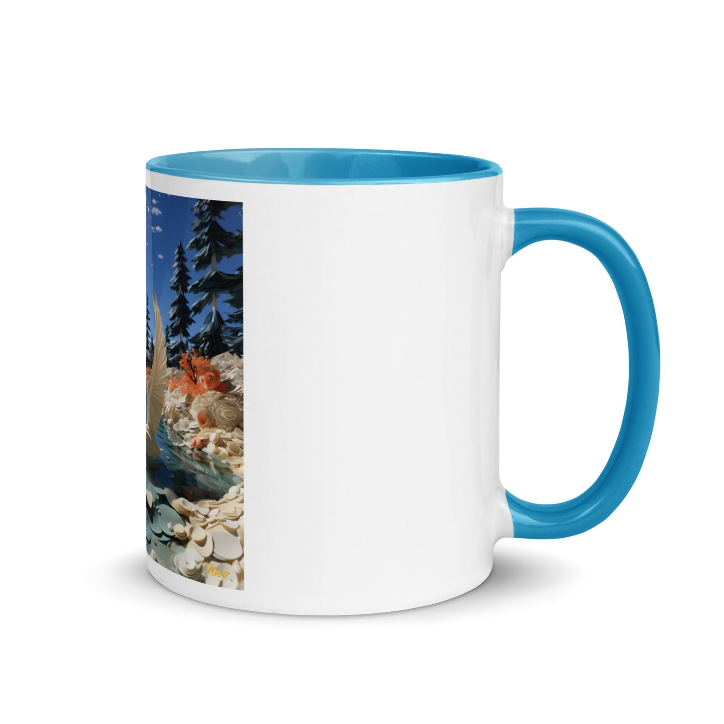 Atop The Mountain Lakeshore Series Print #1 - Mug with Color Inside