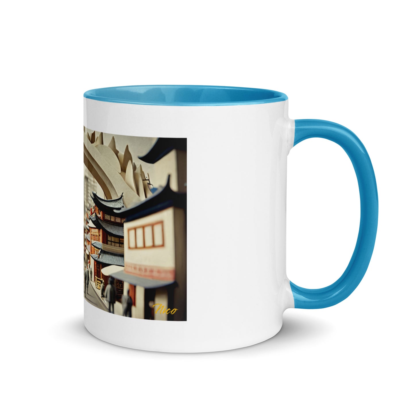 Via The Metropolis Series Print #3 - Mug with Color Inside