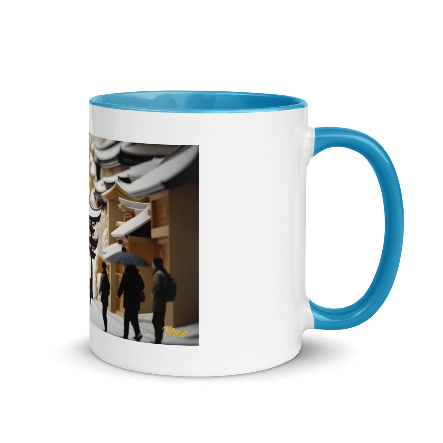 I Wish It Would Snow Series Print #8 - Mug with Color Inside