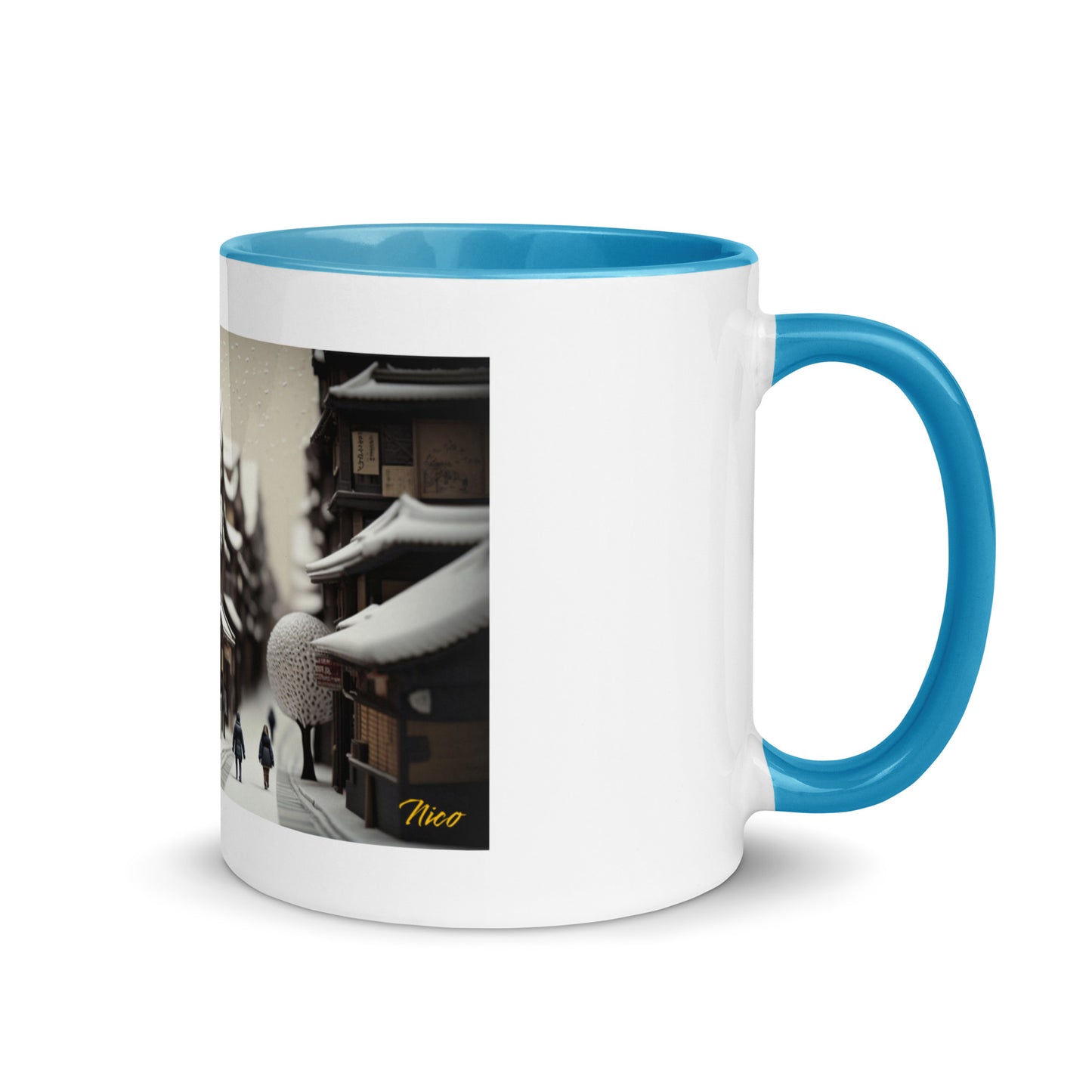 I Wish It Would Snow Series Print #7 - Mug with Color Inside