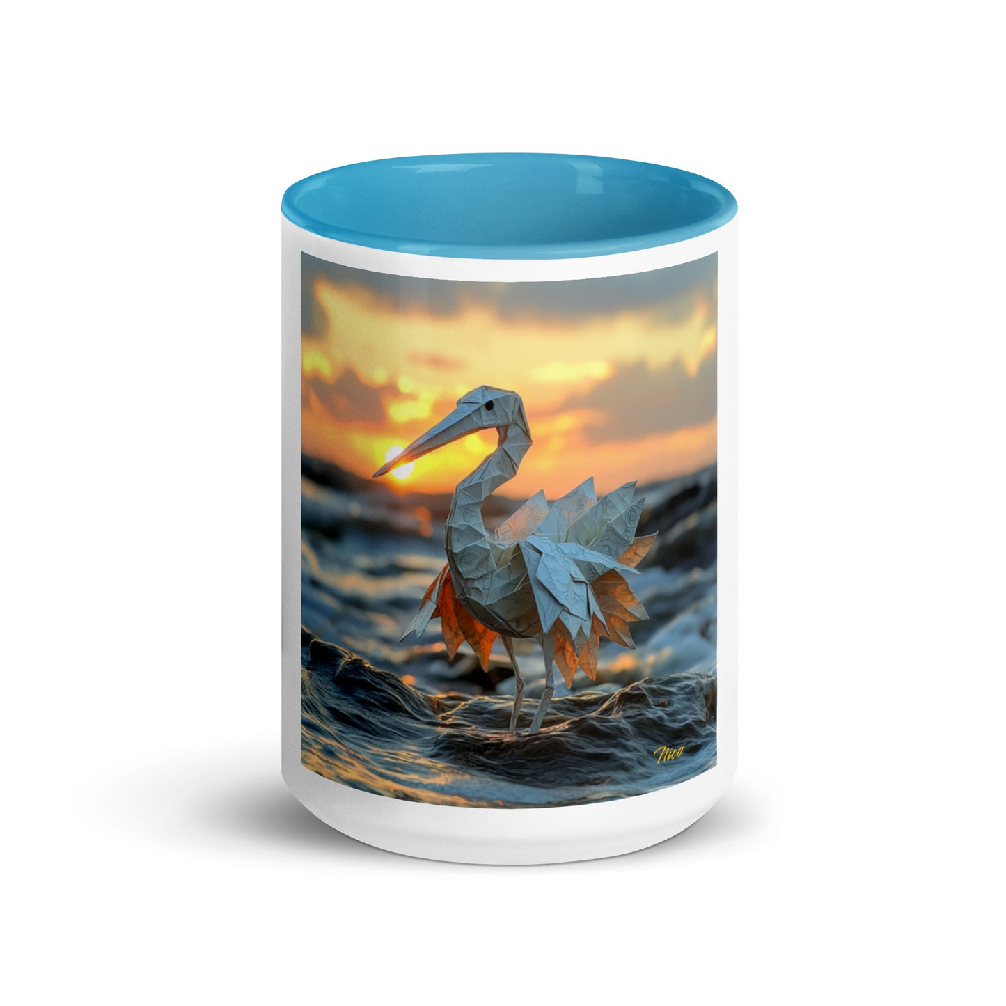 By The Seaside Series Print #1 - Mug with Color Inside