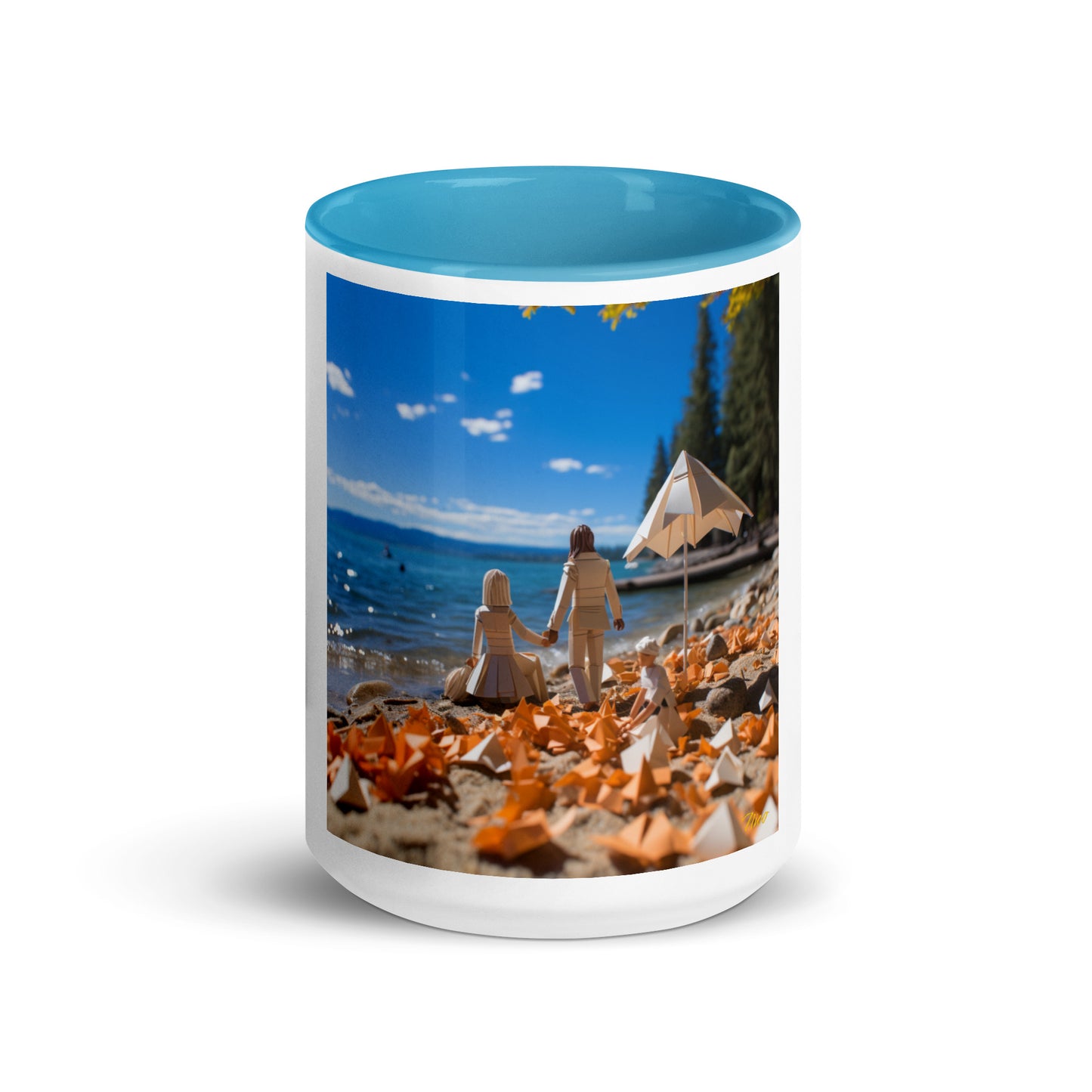 Atop The Mountain Lakeshore Series Print #5 - Mug with Color Inside