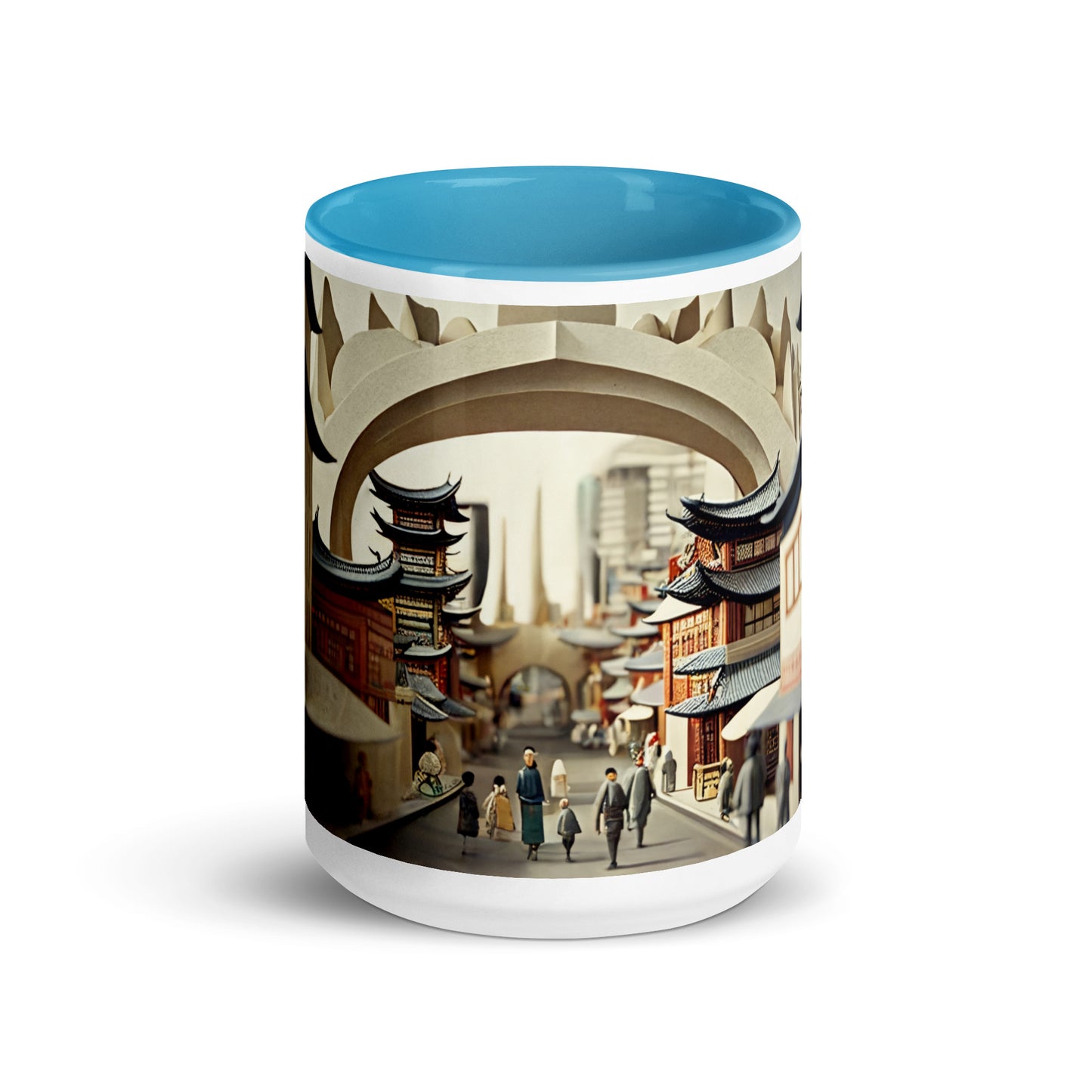 Via The Metropolis Series Print #3 - Mug with Color Inside