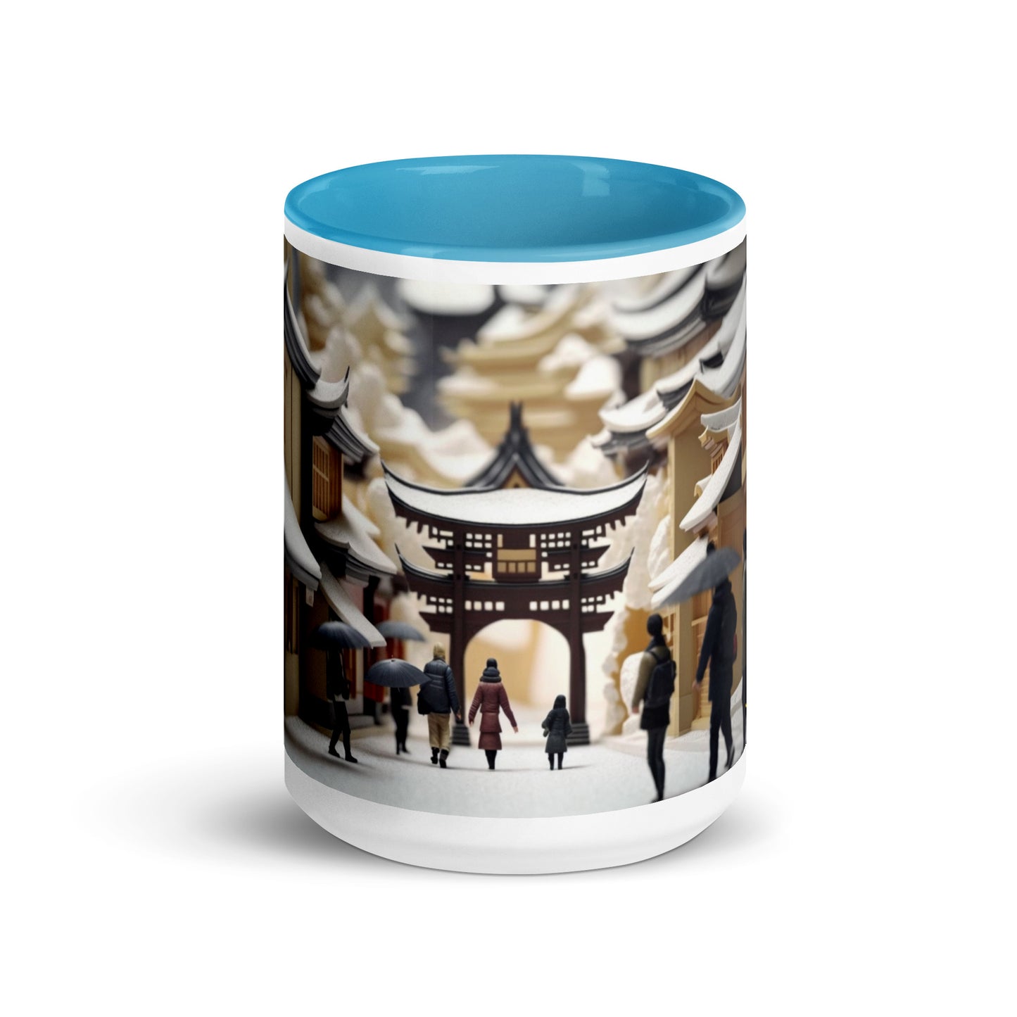 I Wish It Would Snow Series Print #8 - Mug with Color Inside