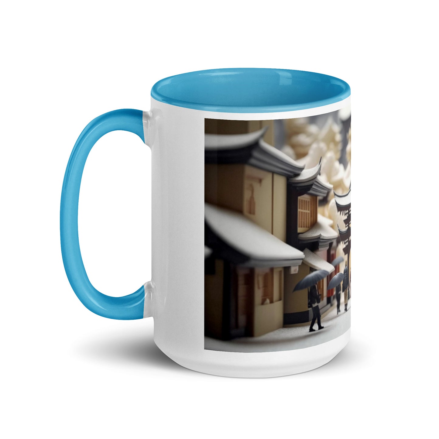I Wish It Would Snow Series Print #8 - Mug with Color Inside