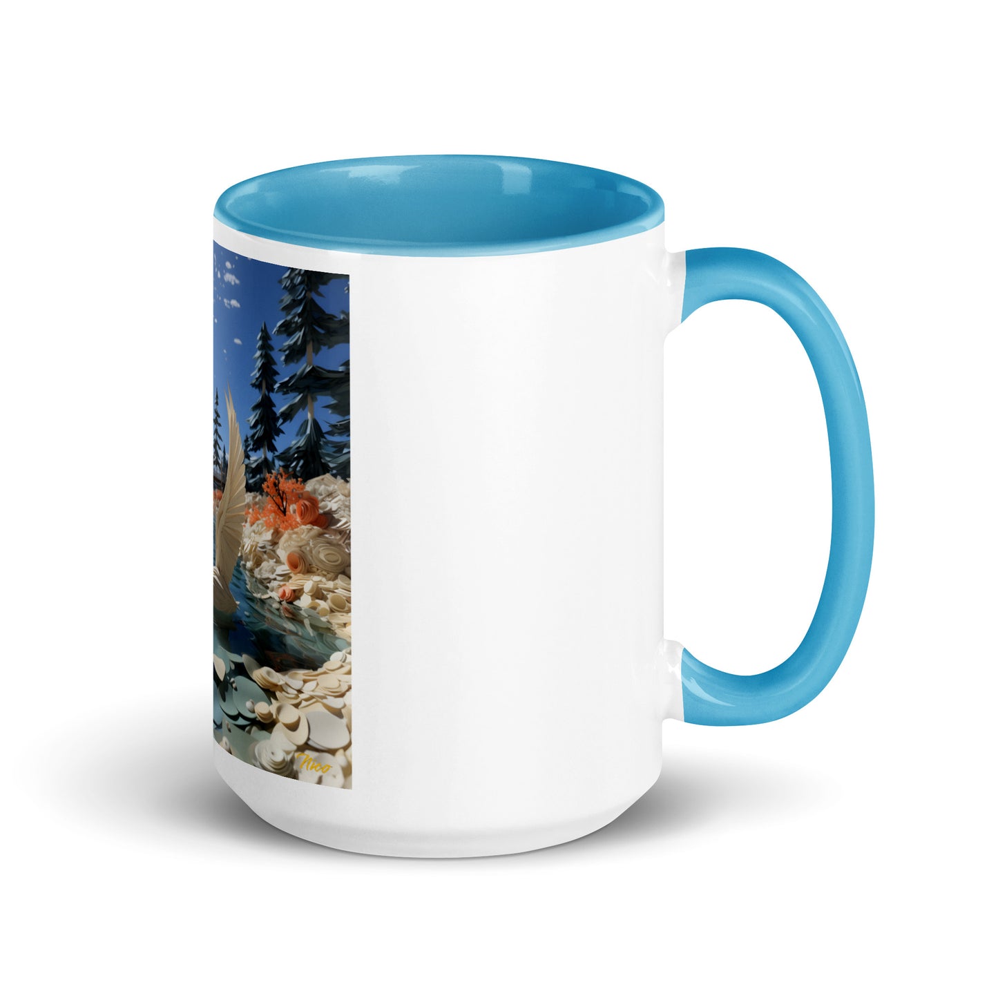 Atop The Mountain Lakeshore Series Print #1 - Mug with Color Inside