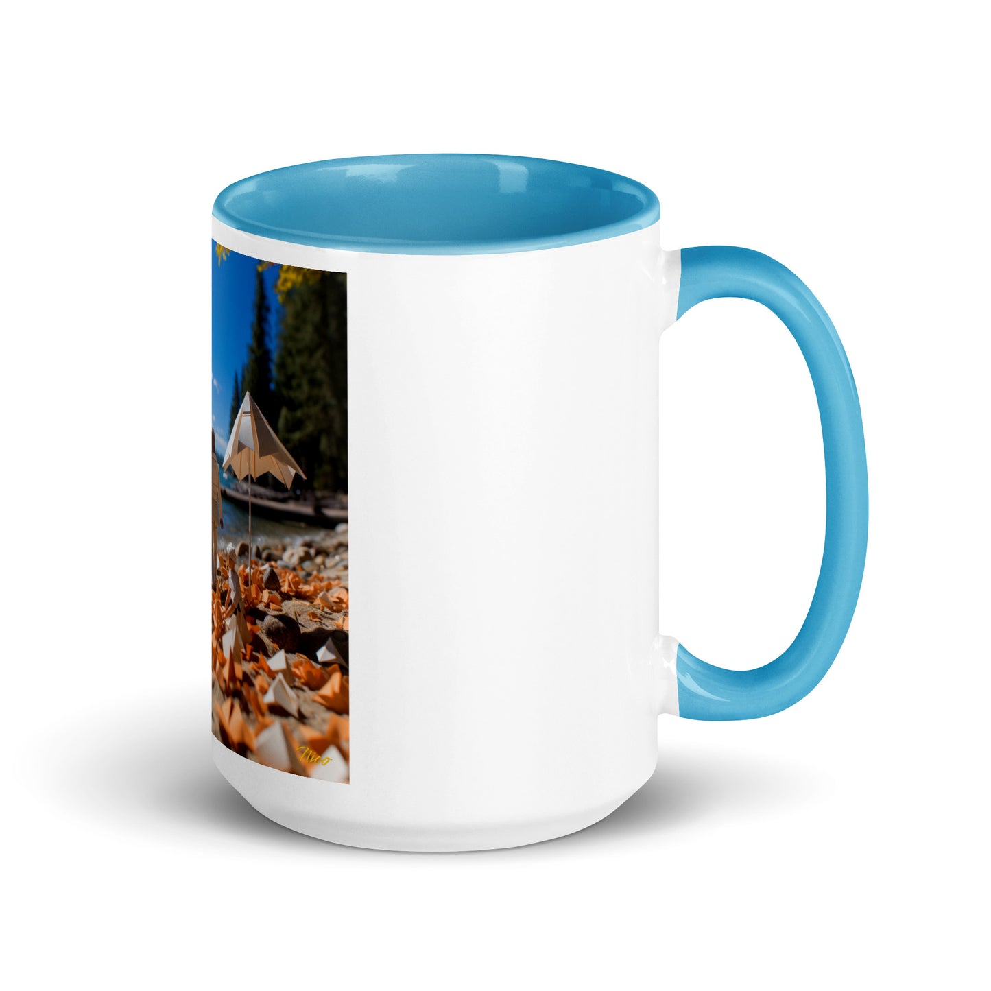 Atop The Mountain Lakeshore Series Print #5 - Mug with Color Inside