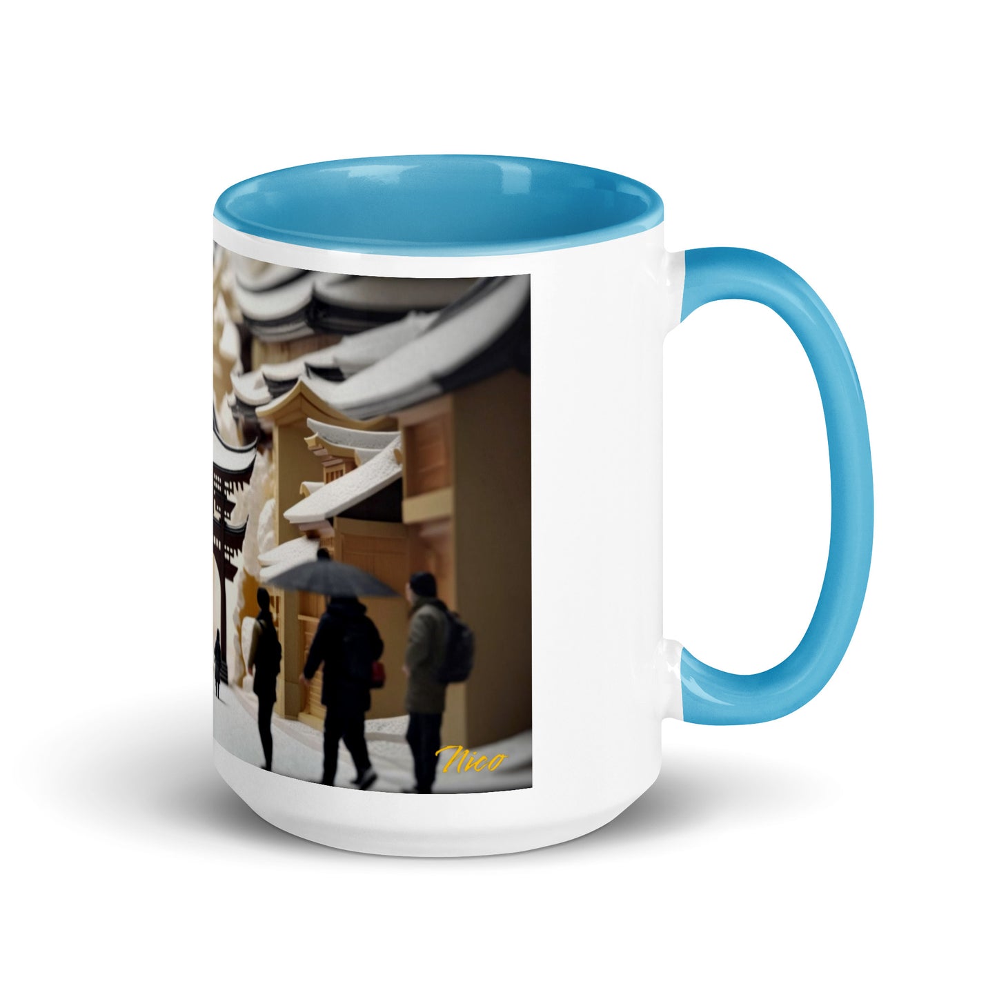 I Wish It Would Snow Series Print #8 - Mug with Color Inside