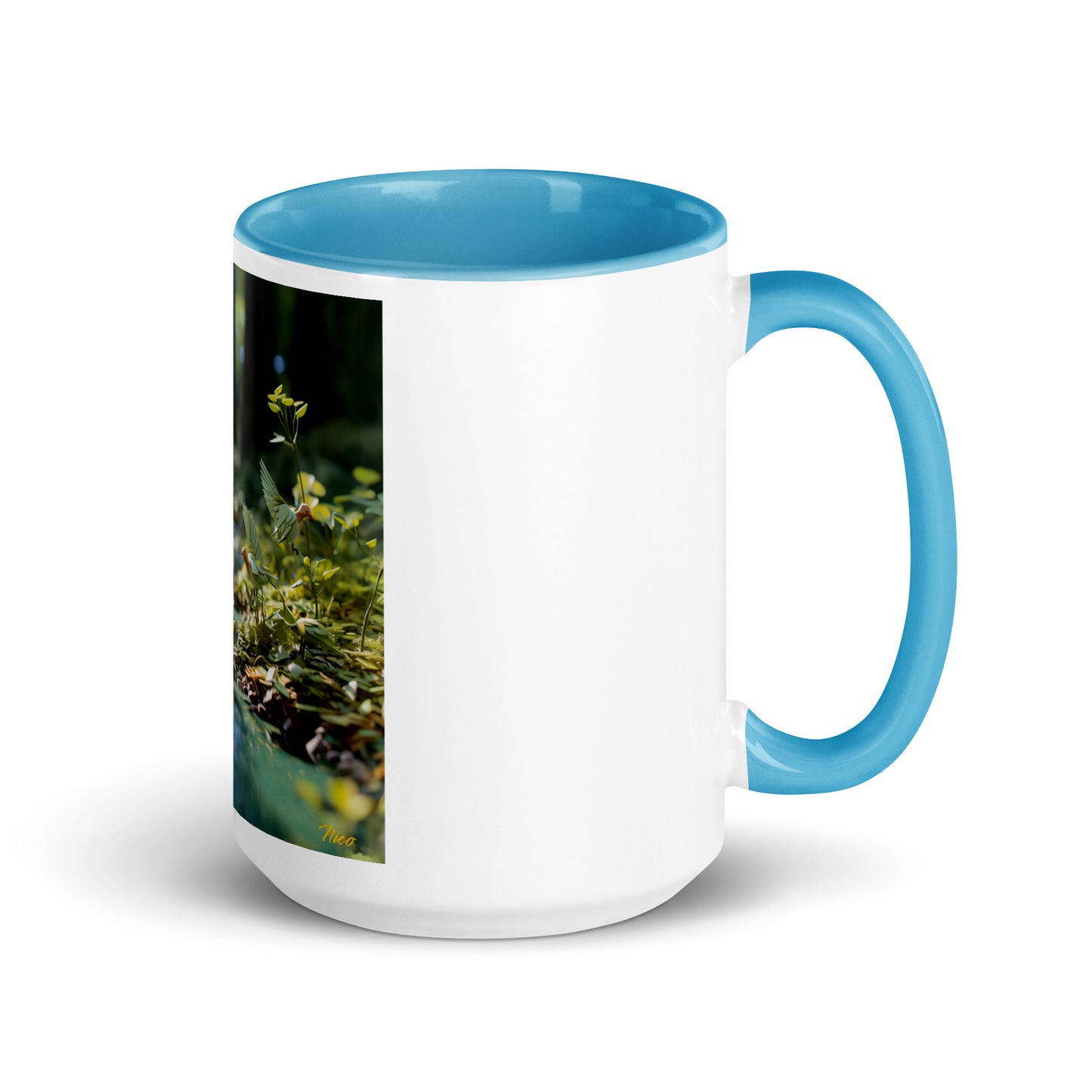 Relaxing By The Brook Series Print #8 - Mug with Color Inside