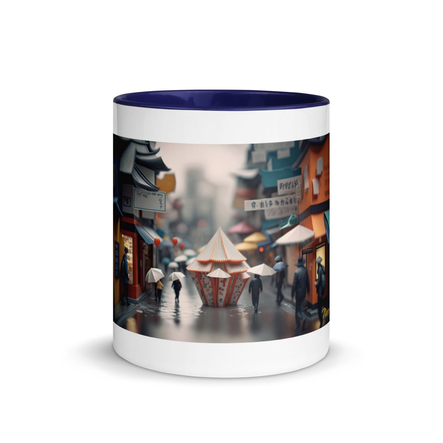 Rainy Days And Mondays Series Print #4 - Mug with Color Inside