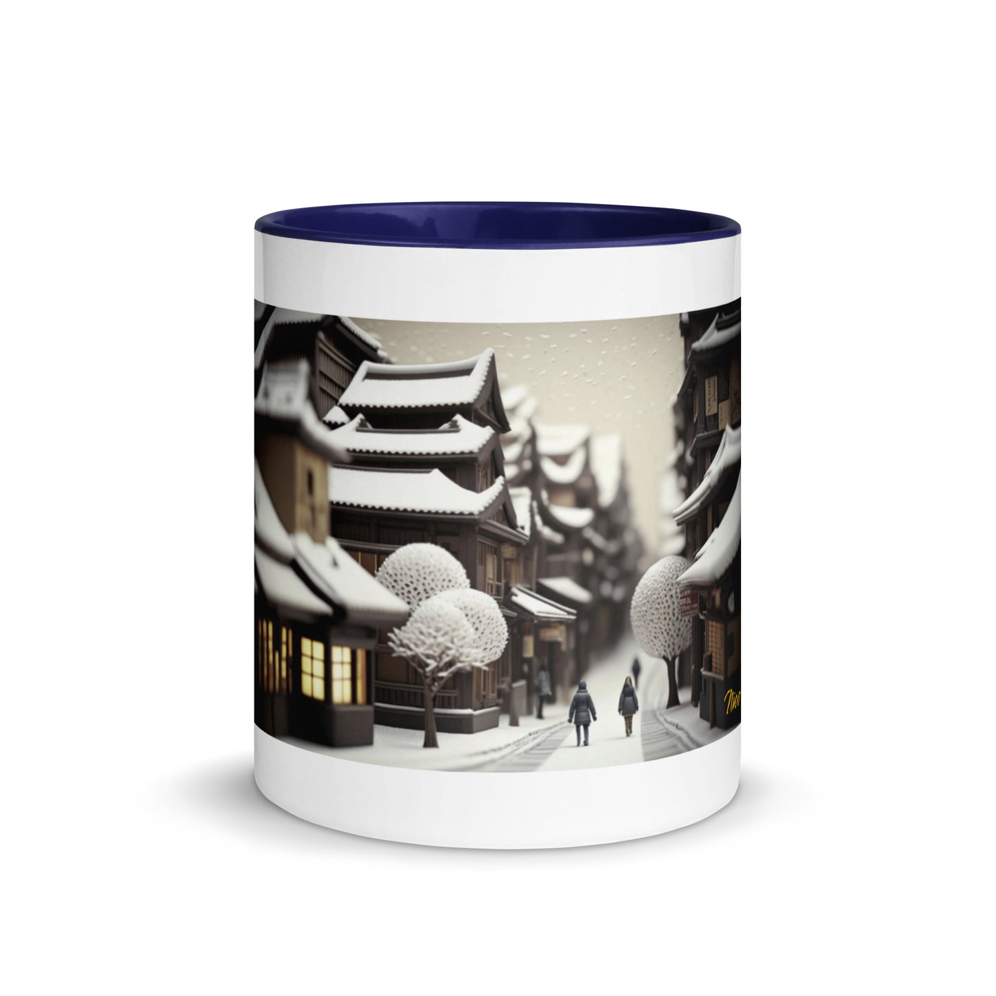 I Wish It Would Snow Series Print #7 - Mug with Color Inside