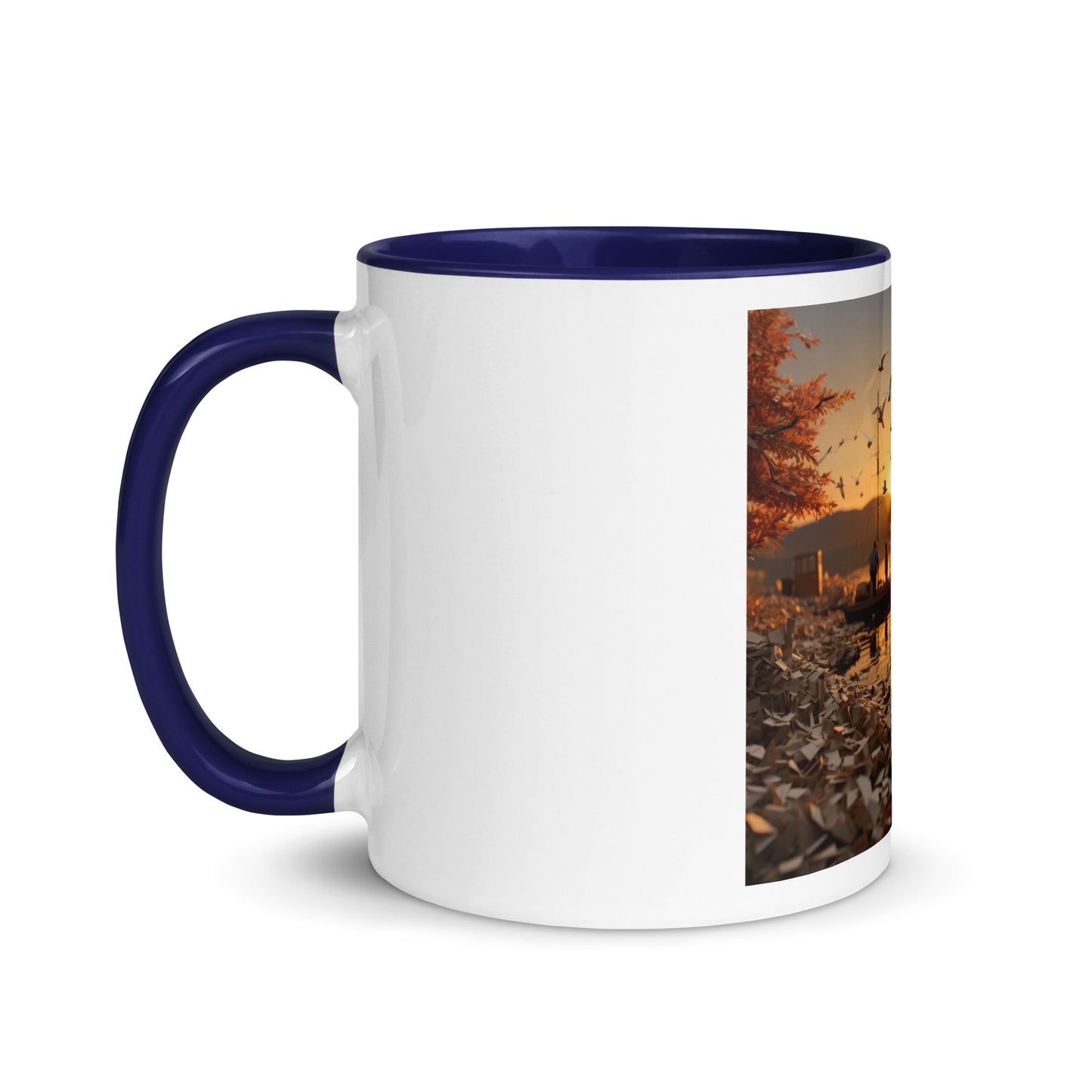 On The Docks By The Bay Series Print #4 - Mug with Color Inside