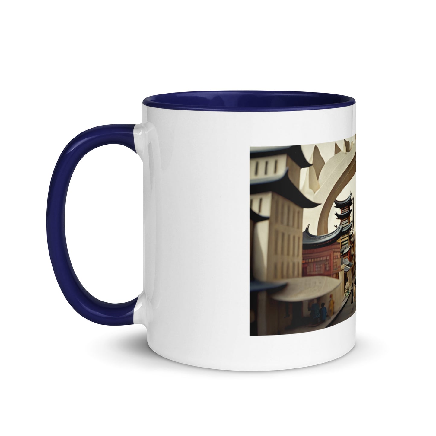 Via The Metropolis Series Print #3 - Mug with Color Inside
